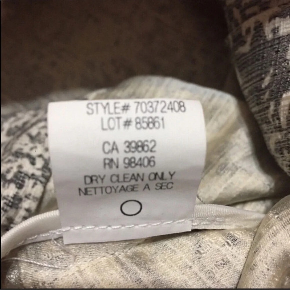 Theory Grey Brocade Cropped Button Down Jacket M - Picture 6 of 10